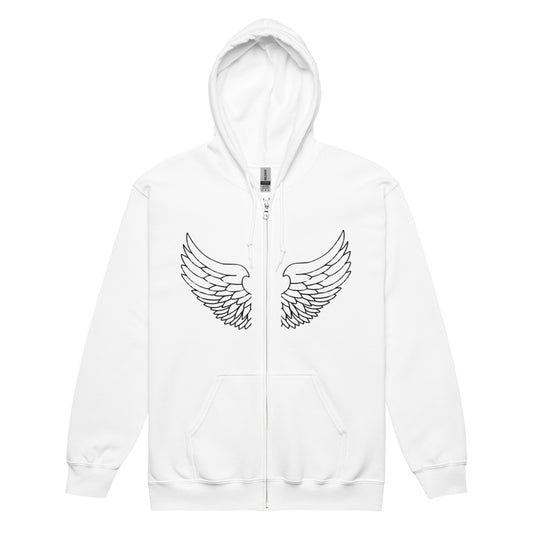 Angel Wings Unisex Zip Up